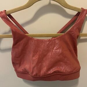 Lululemon Energy Bra ACLF Acclimatize Soft Cranberry Foil Size 4